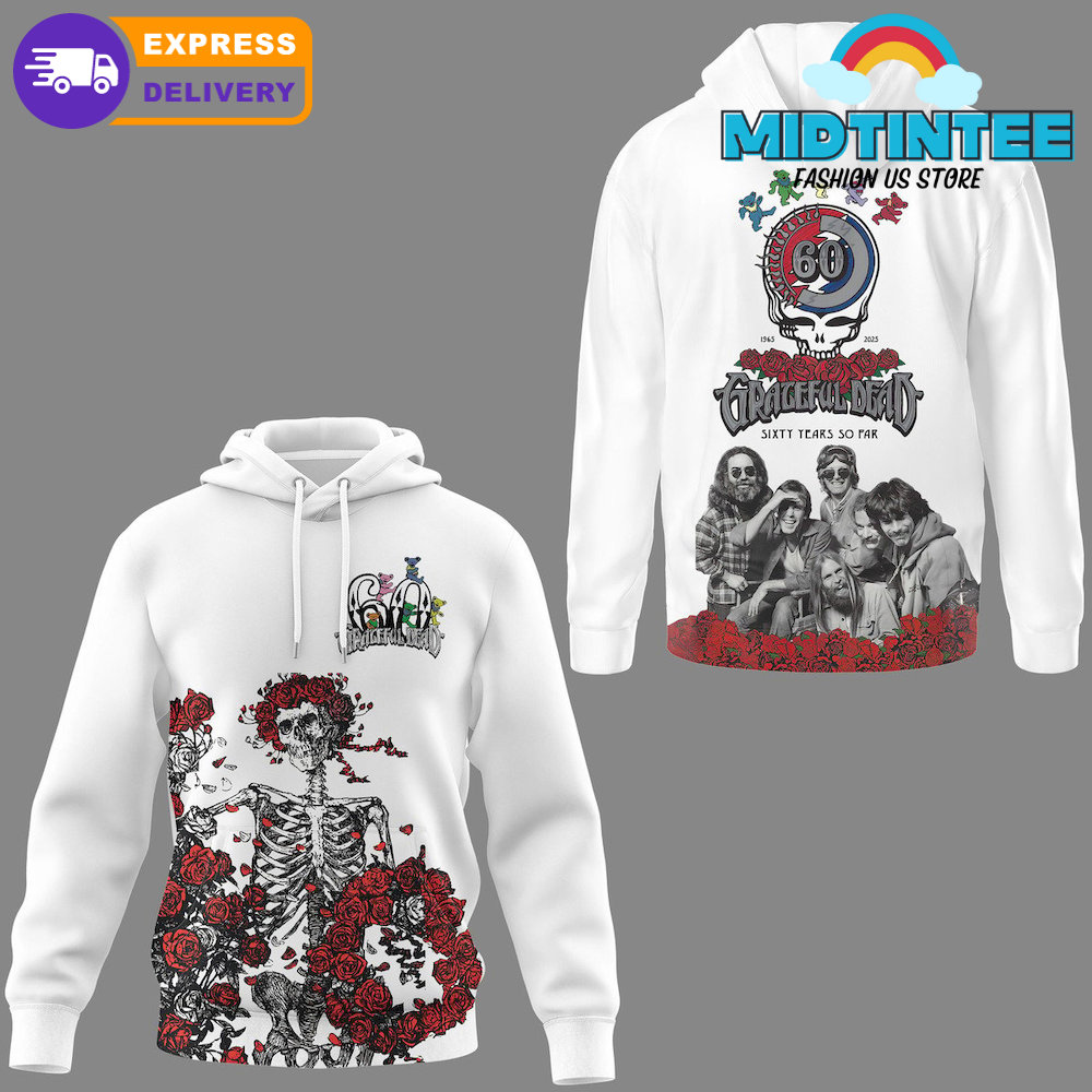 Grateful Dead Happy 60th Anniversary Limited Hoodie