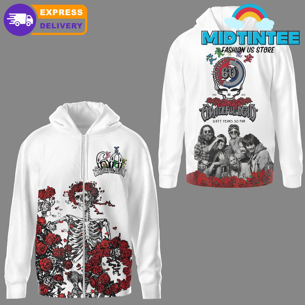Grateful Dead Happy 60th Anniversary Limited Hoodie
