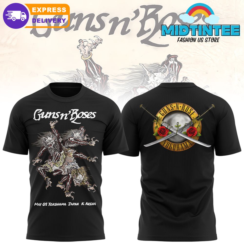 Guns N’ Roses Yokohama Music Concert Shirt