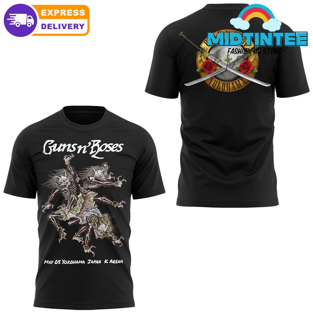 Guns N’ Roses Yokohama Music Concert Shirt