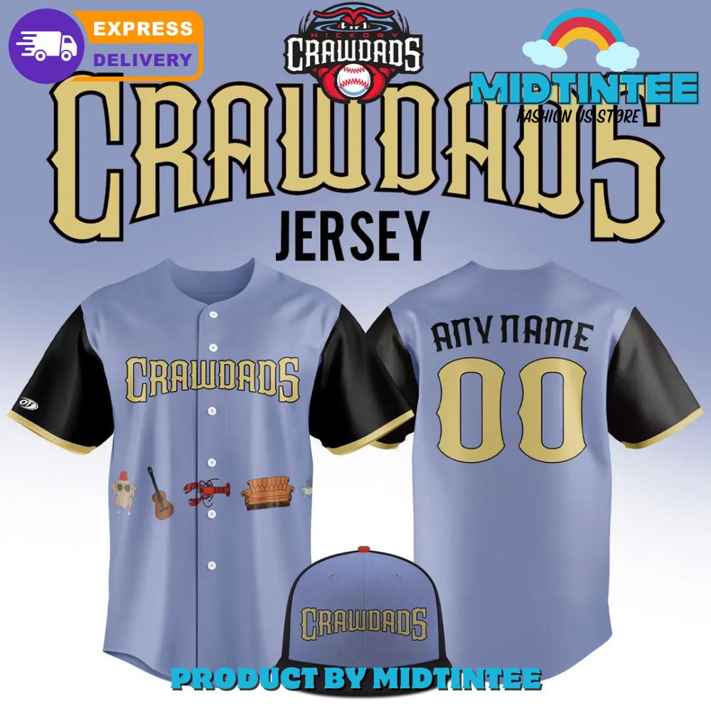 Hickory Crawdads Baseball x Friends Day Night 2025 Baseball Jersey