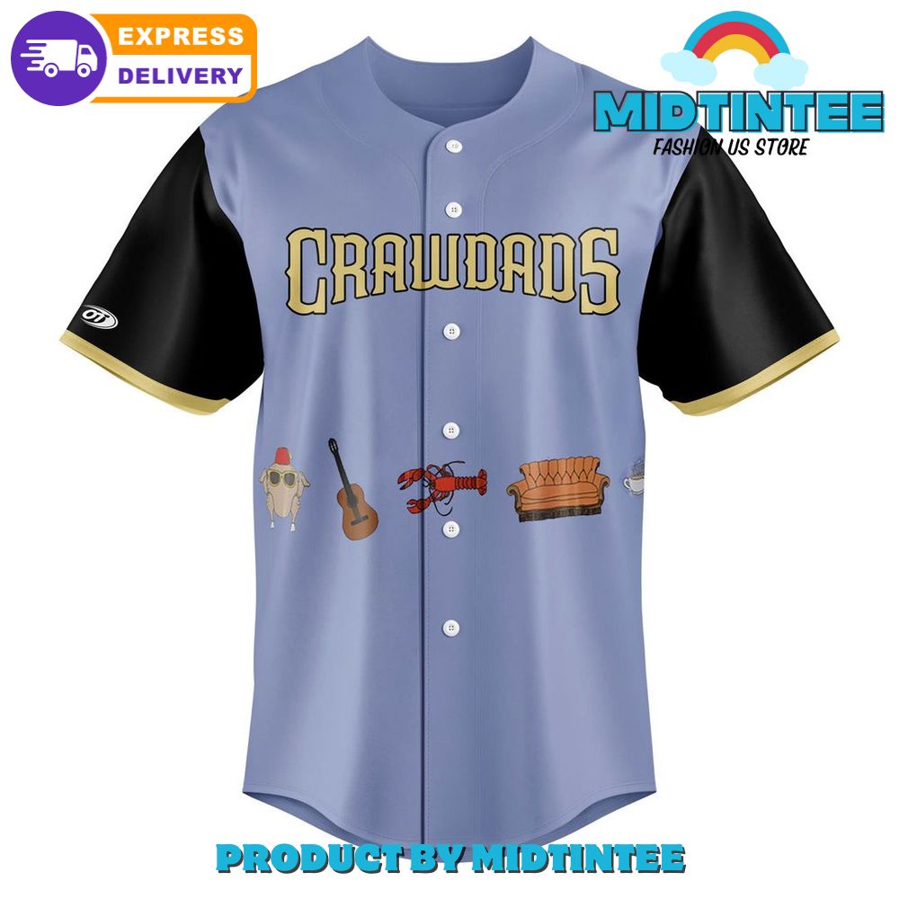 Hickory Crawdads Baseball x Friends Day Night 2025 Baseball Jersey