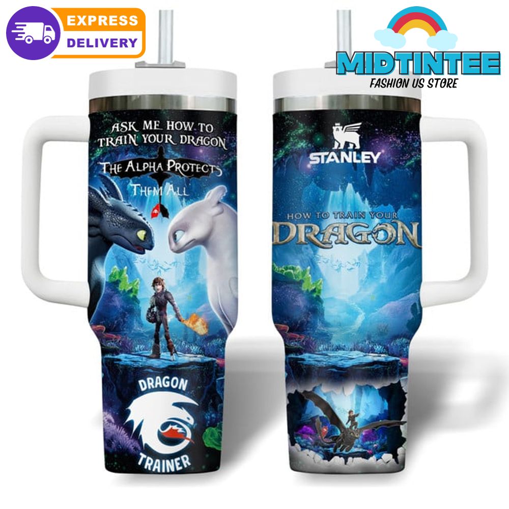 How to Train Your Dragon The Alpha Protects Stanley Tumbler