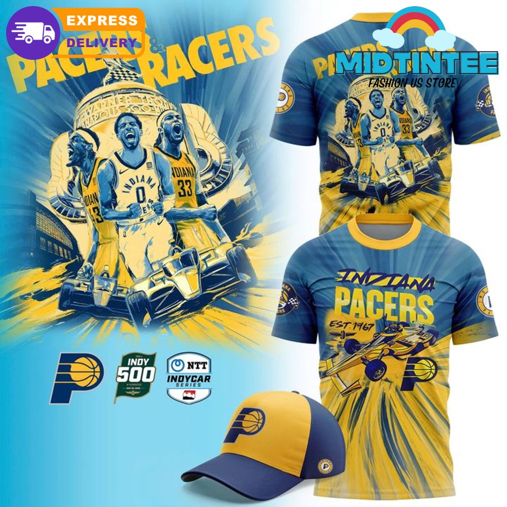Indiana Pacers x IndyCar Racing 2025 Special Shirt