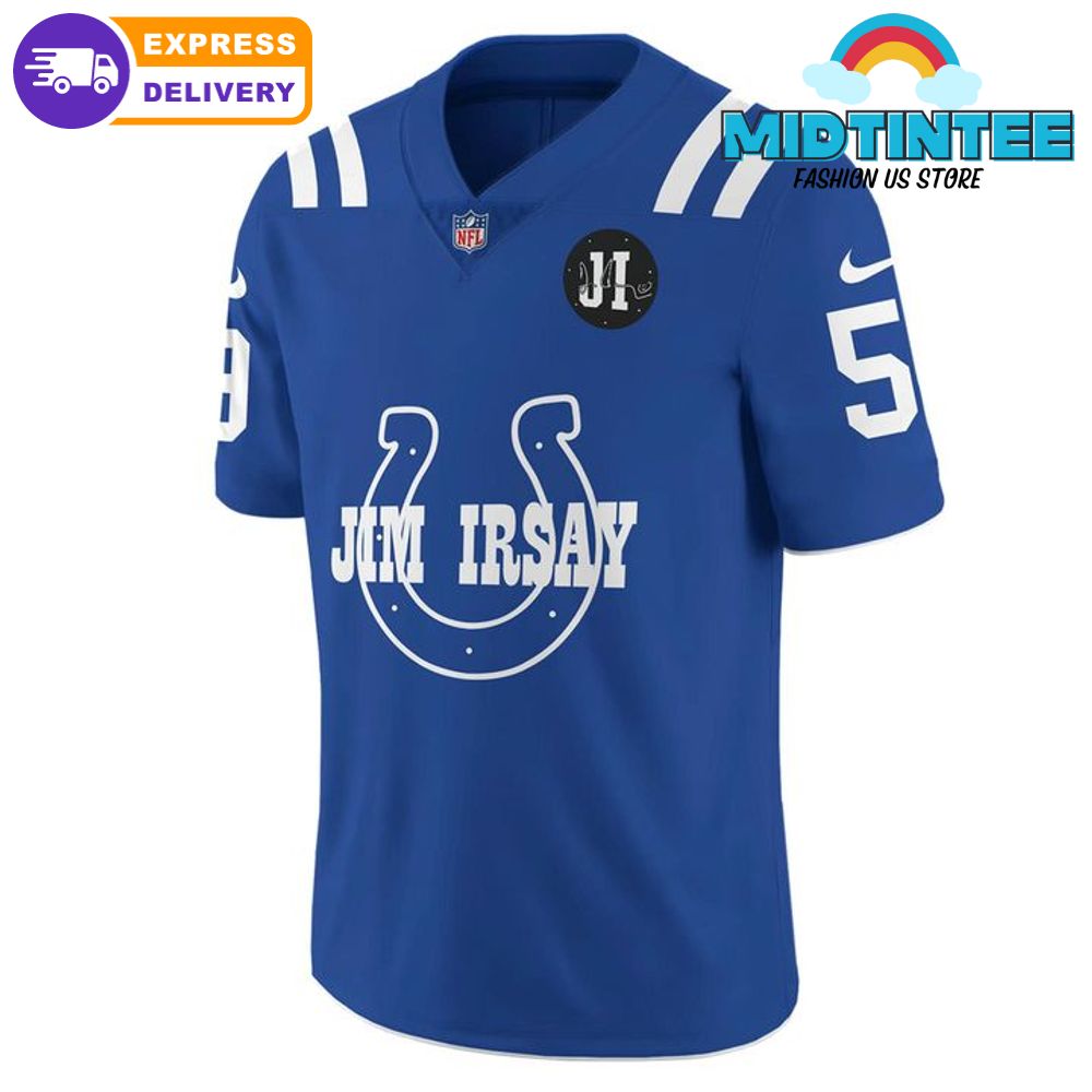 Indianapolis Colts Remembering The Boss Jim Irsay Football Jersey