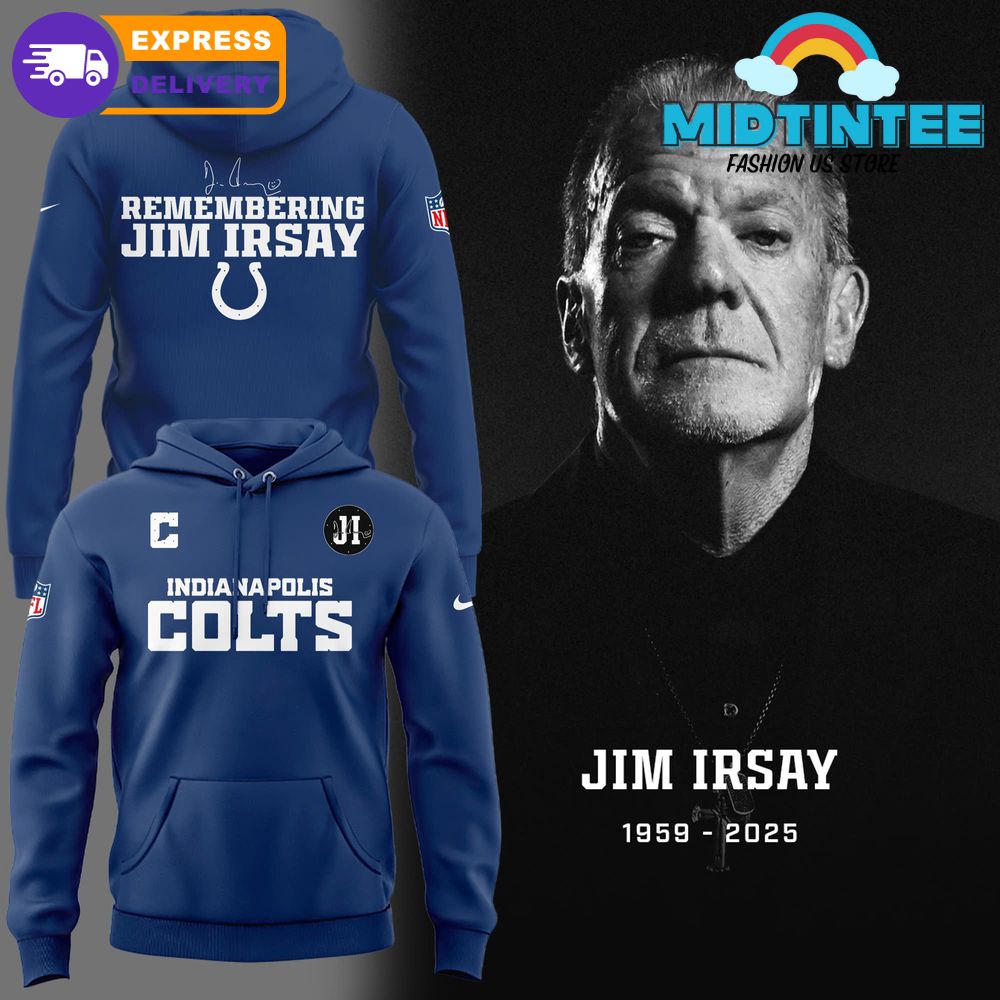 Indianapolis Colts The Boss Jim Irsay Patch Uniform Hoodie