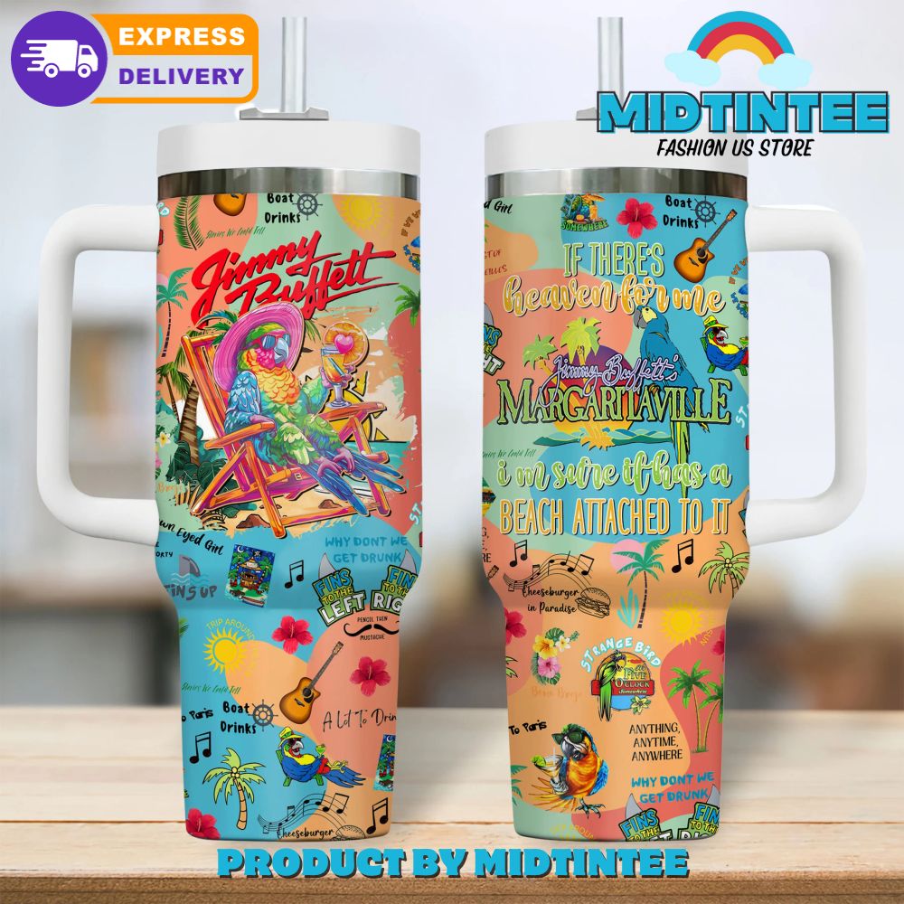 Jimmy Buffett Margaritaville New 2025 Stanley Tumbler