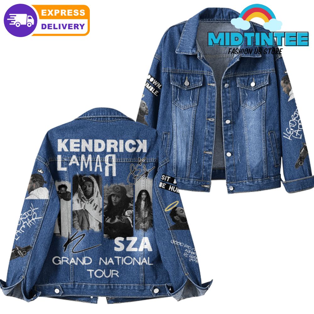 Kendrick Lamar x SZA Grand National Tour 2025 Denim Jacket
