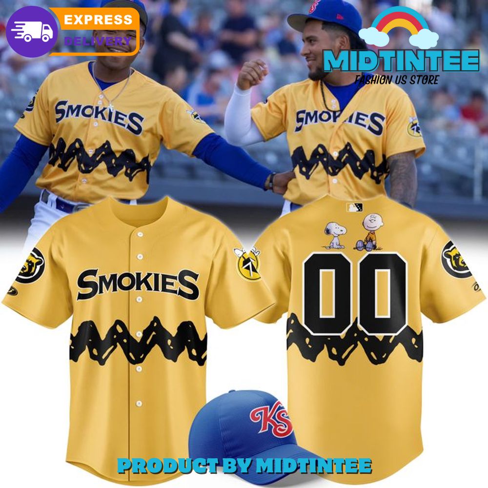 Knoxville Smokies x Peanuts Night 2025 Baseball Jersey
