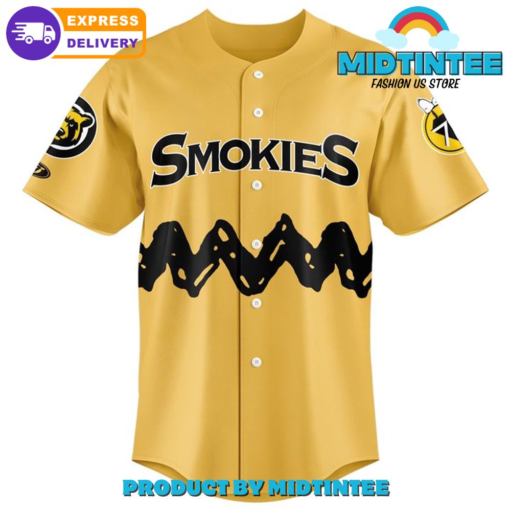 Knoxville Smokies x Peanuts Night 2025 Baseball Jersey