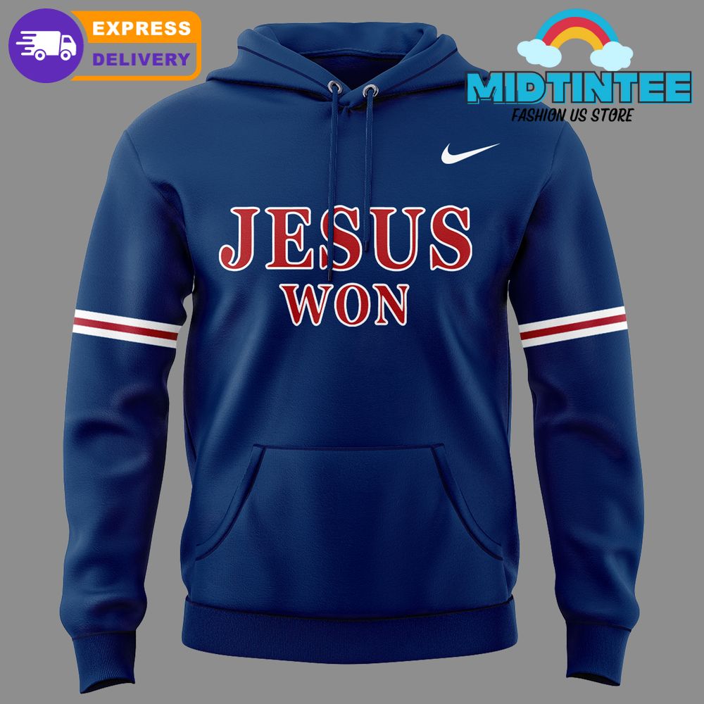 Liberty Flames Softball Praise Be To God JESUS WON Hoodie