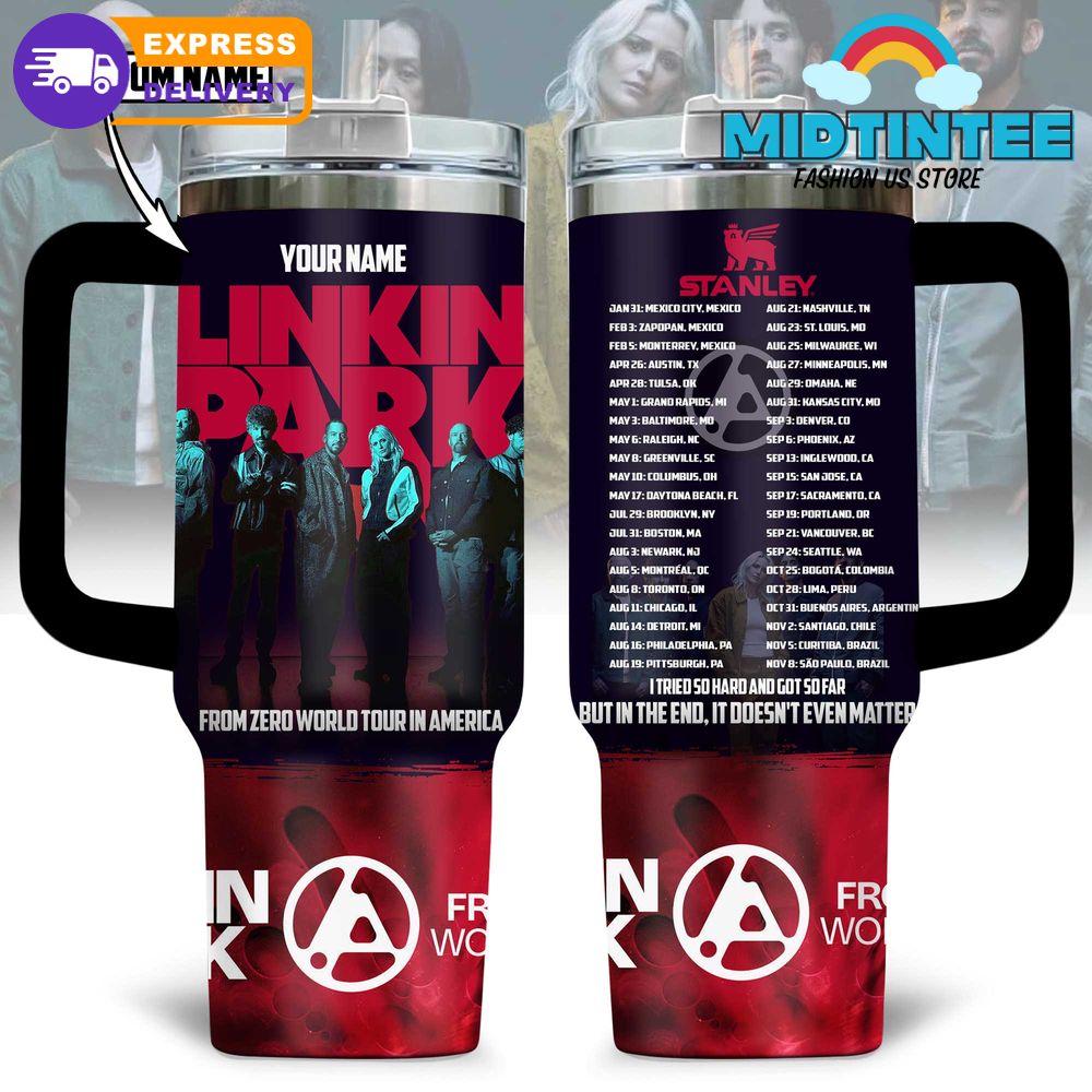Linkin Park From Zero World Tour In America 40oz Stanley Tumbler