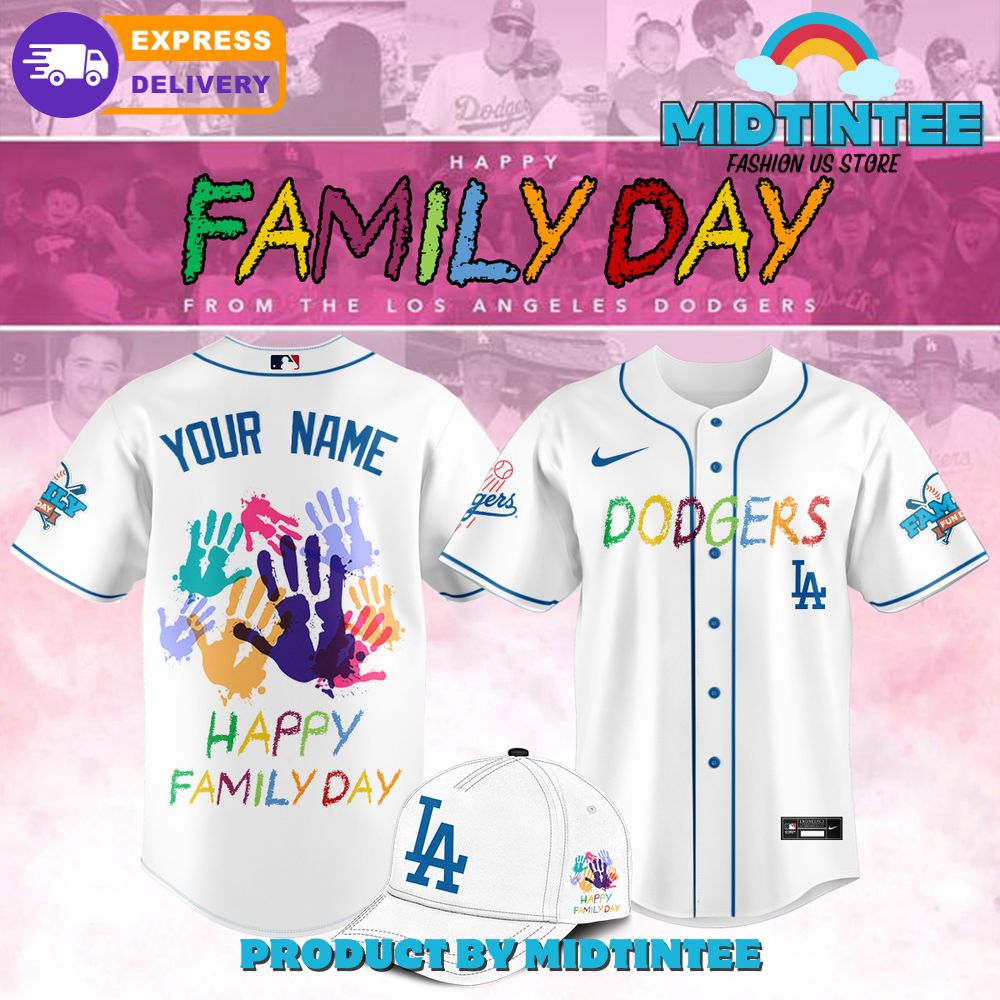 Los Angeles Dodgers Happy Family Day 2025 Baseball Jersey