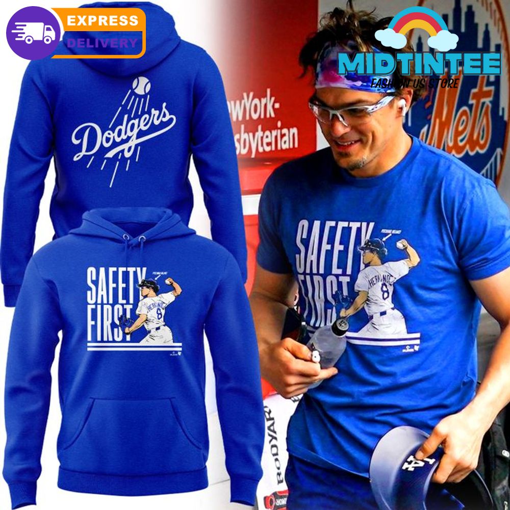 Los Angeles Dodgers Safety First Special Edition Hoodie