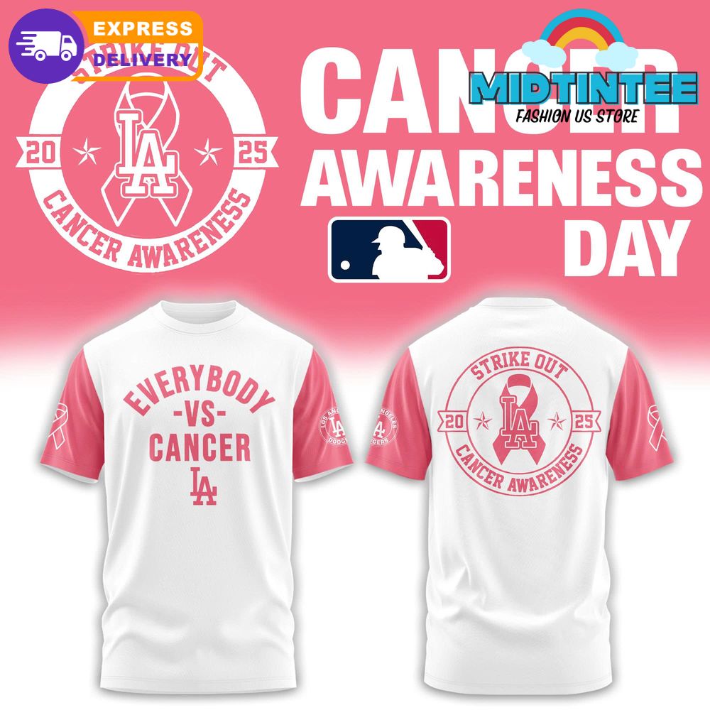 Los Angeles Dodgers x Everybody vs Cancer Awareness Day 2025 Shirt