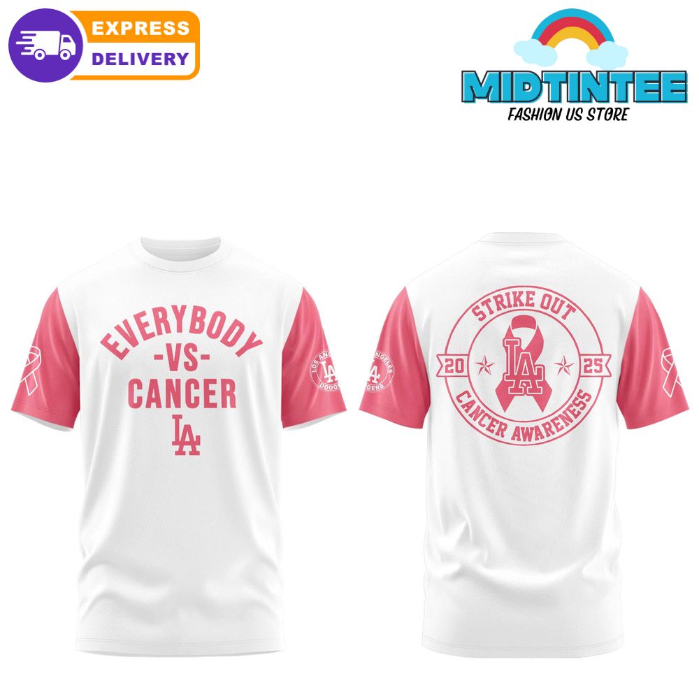 Los Angeles Dodgers x Everybody vs Cancer Awareness Day 2025 Shirt