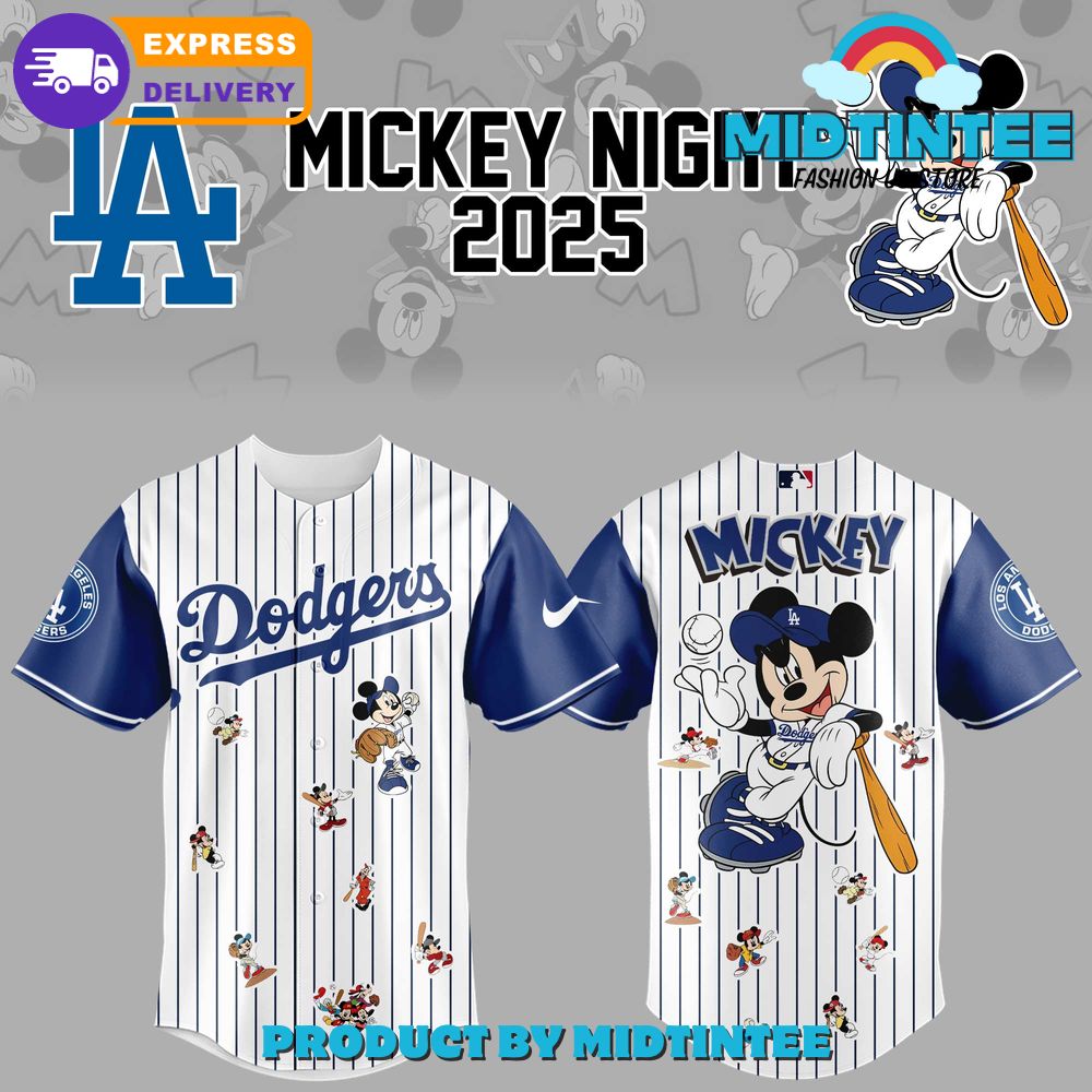 Los Angeles Dodgers x Mickey Mouse 2025 Baseball Jersey