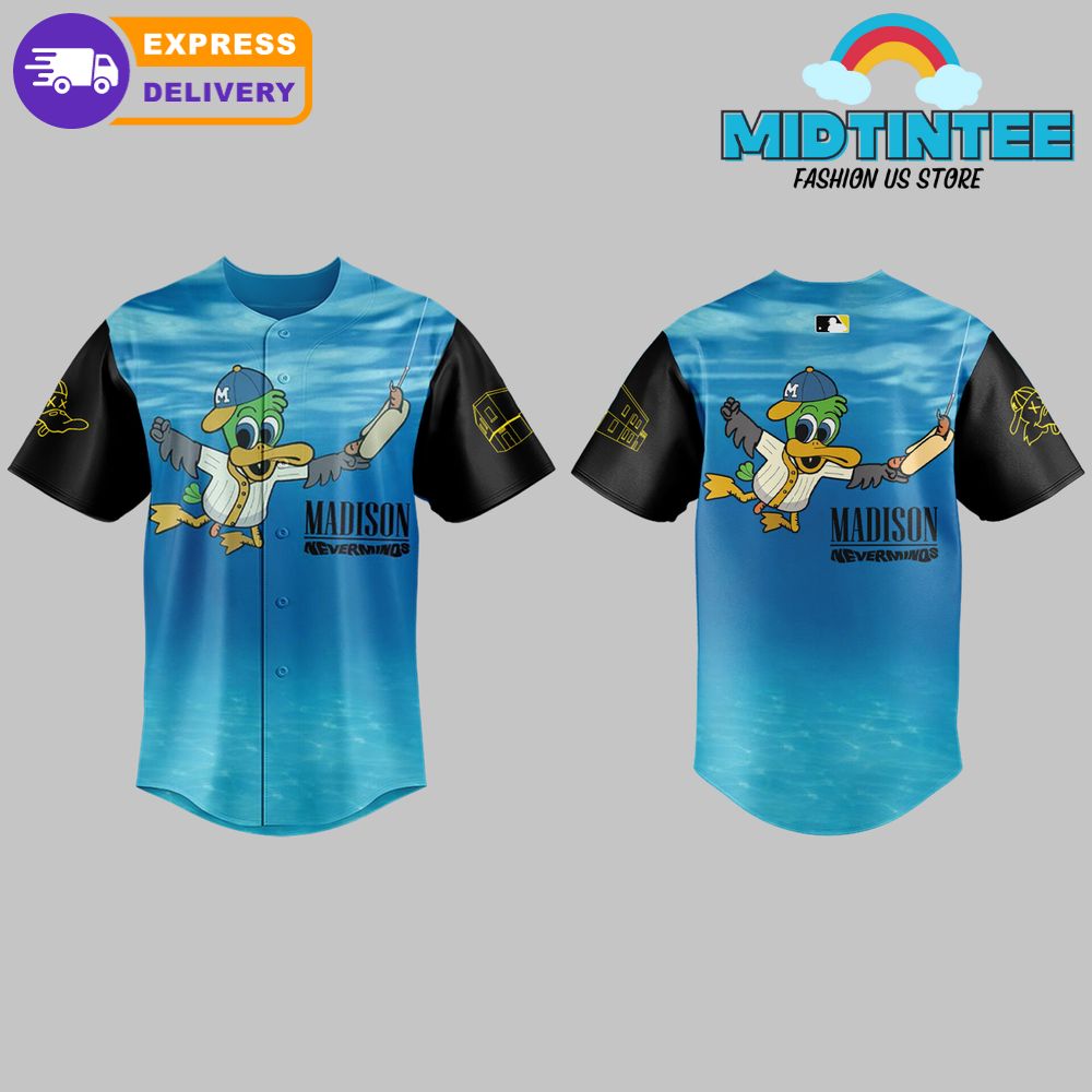 Madison Mallards Baseball Alternate “Neverminds” Baseball Jersey