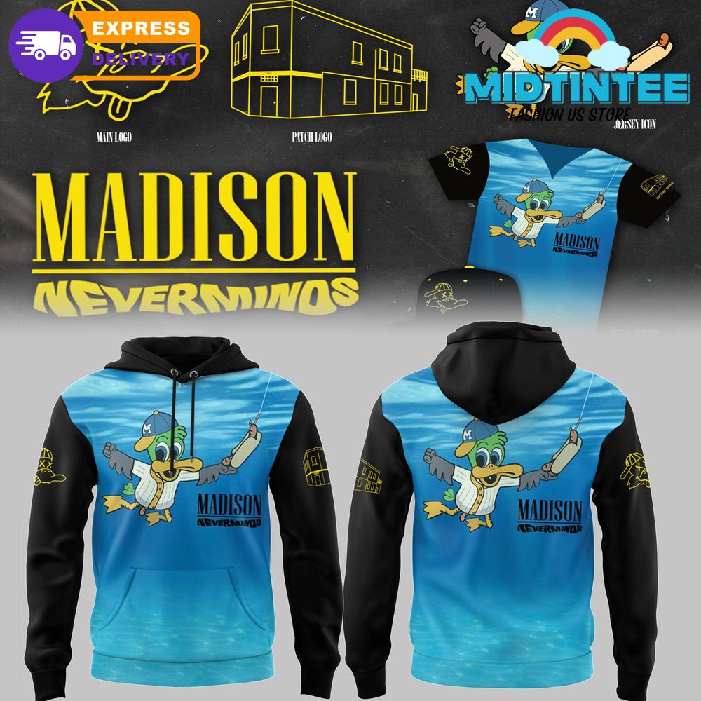 Madison Mallards Baseball Alternate “Neverminds” Hoodie Set