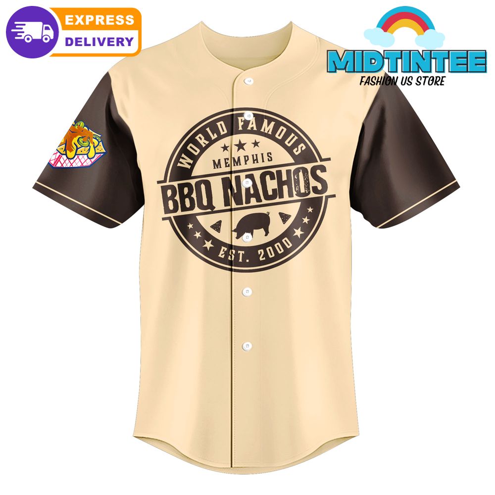 Memphis Redbirds World Famous Memphis BQ Nachos Baseball Jersey
