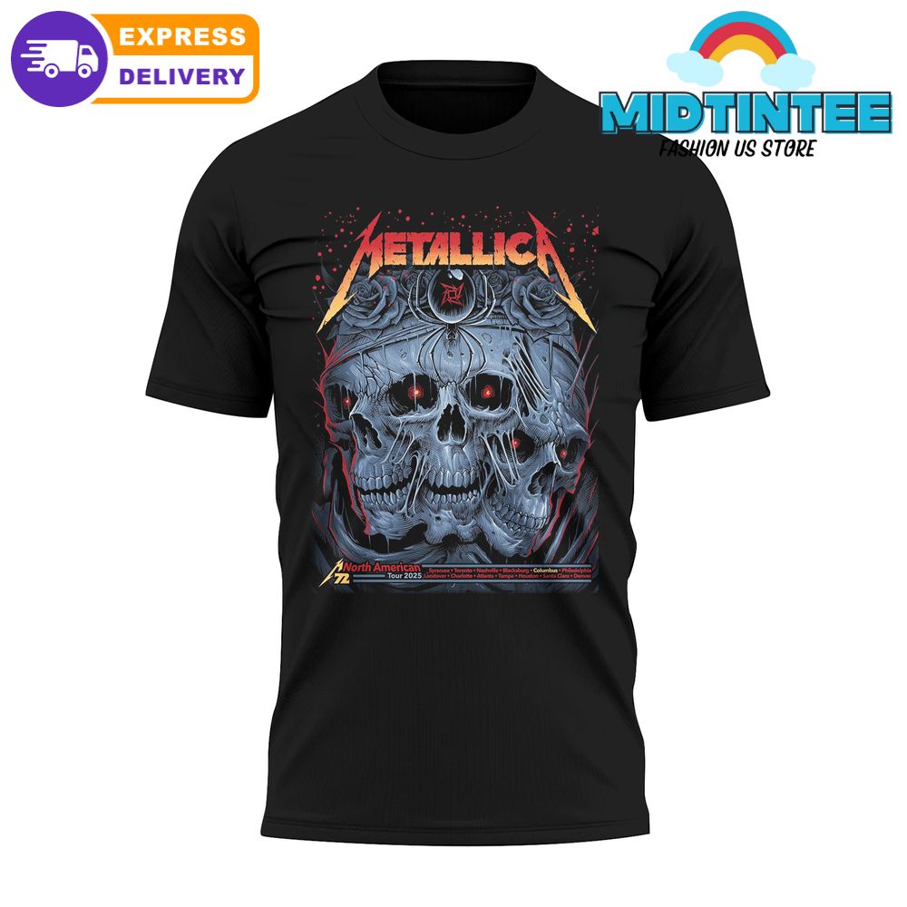 Metallica M72 Sonic Temple 2025 Special Shirt