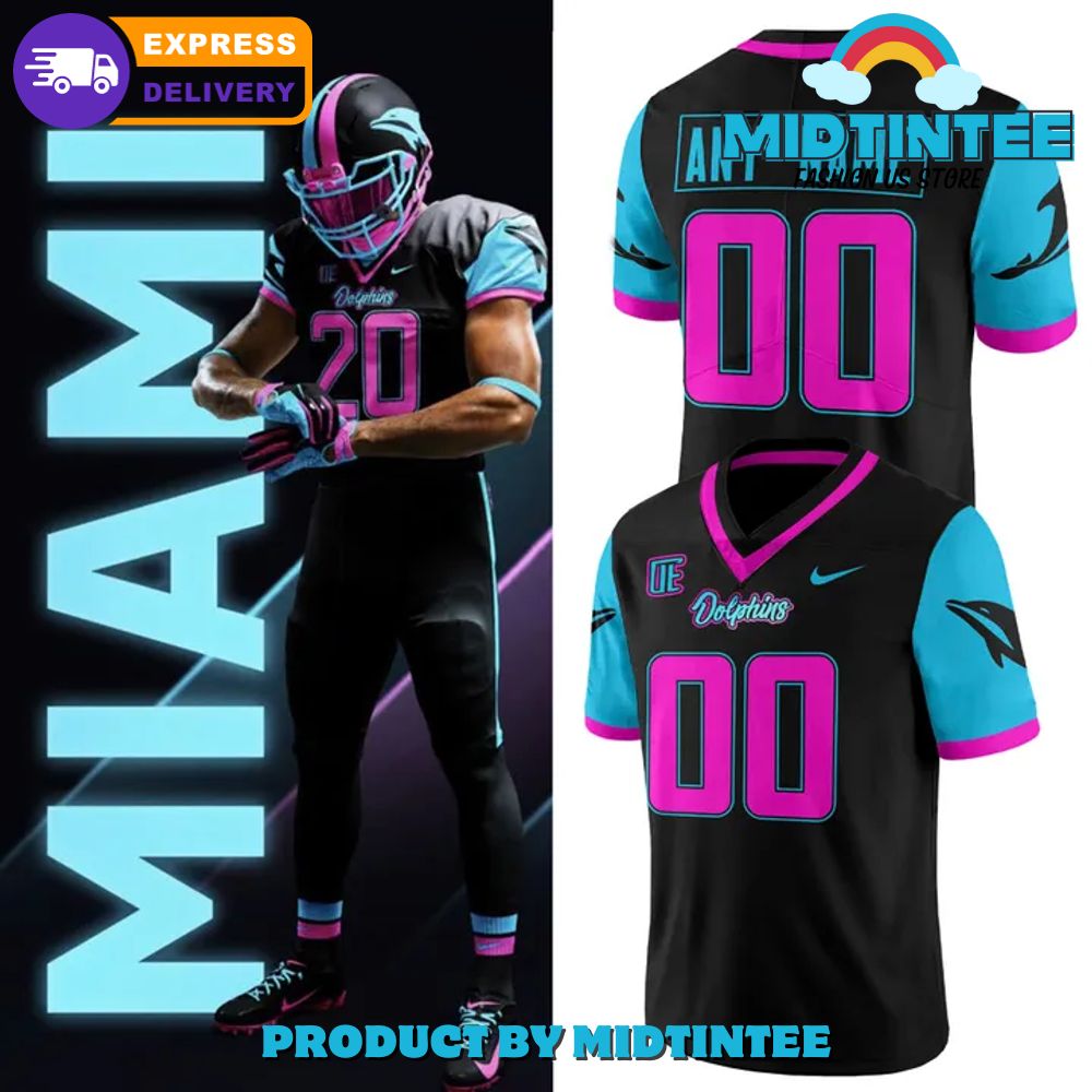 Miami Dolphins 2025 NFL “Miami Vice” Rivalries Football Jersey