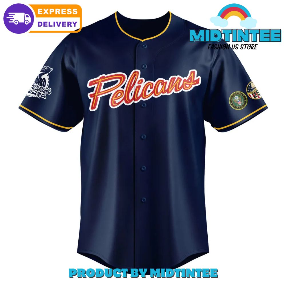 Myrtle Beach Pelicans 2025 Military Appreciation Night Baseball Jersey