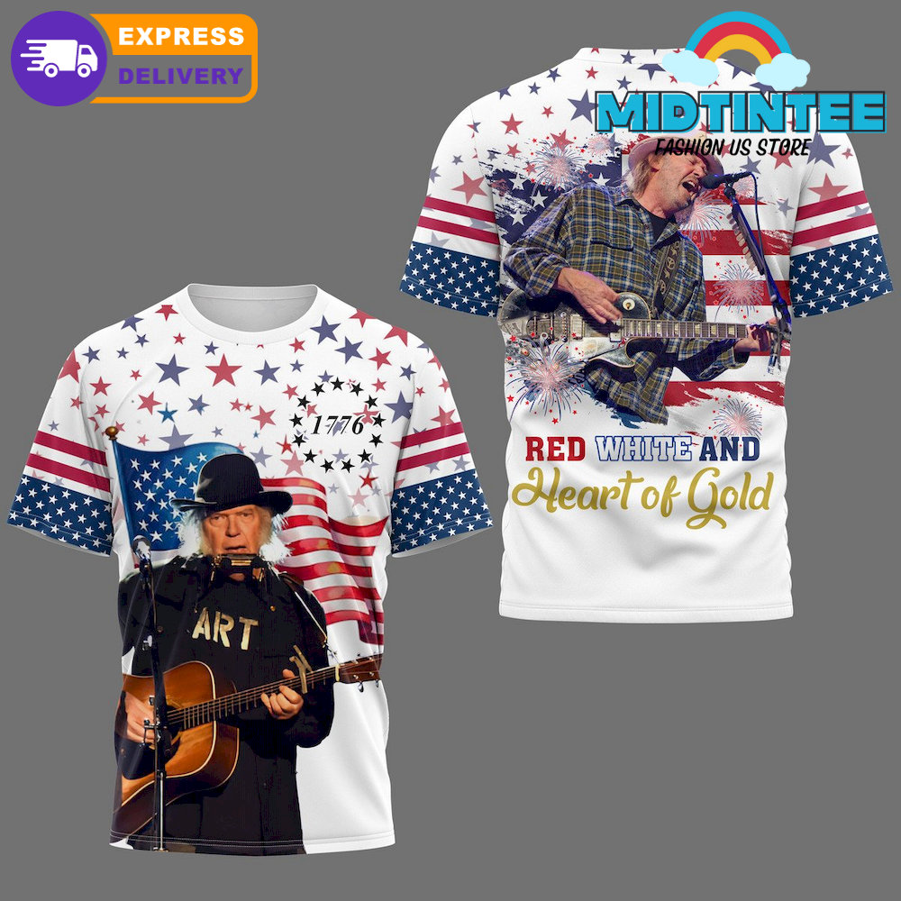 Neil Young Happy Independence Day 2025 Shirt