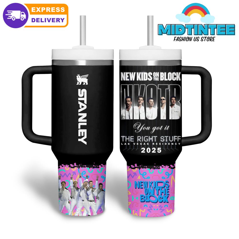 New Kids on The Block The Right Stuff Las Vegas Residency 2025 Stanley Tumbler