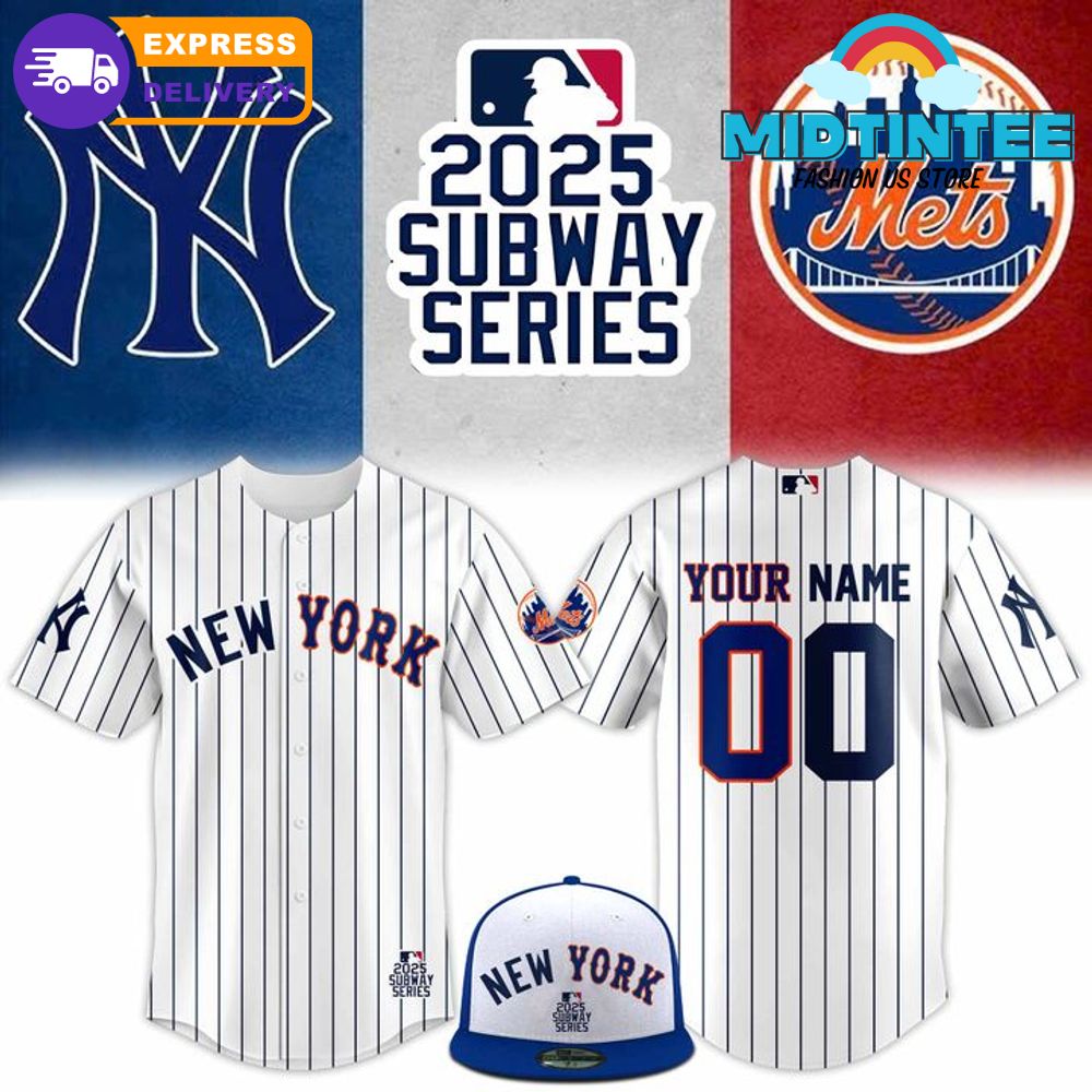 New York Baseball Yankees x Mets 2025 Subway Series Jersey