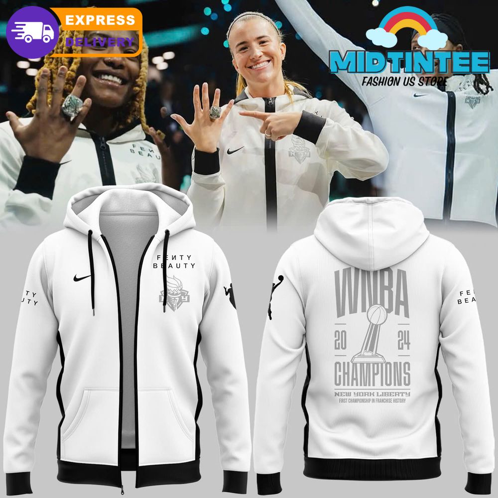 New York Liberty WNBA Champions Special Zip Hoodie