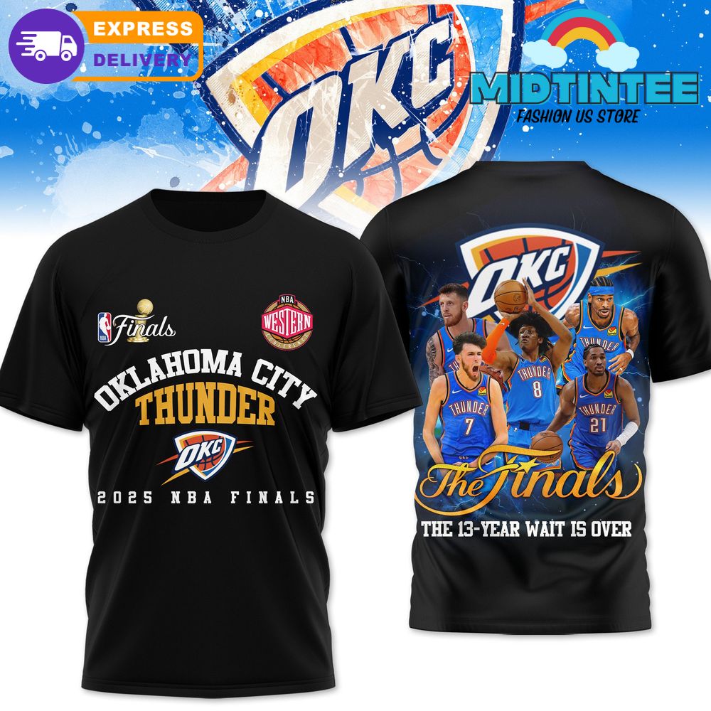 Oklahoma City Thunder 2025 NBA Finals Shirt