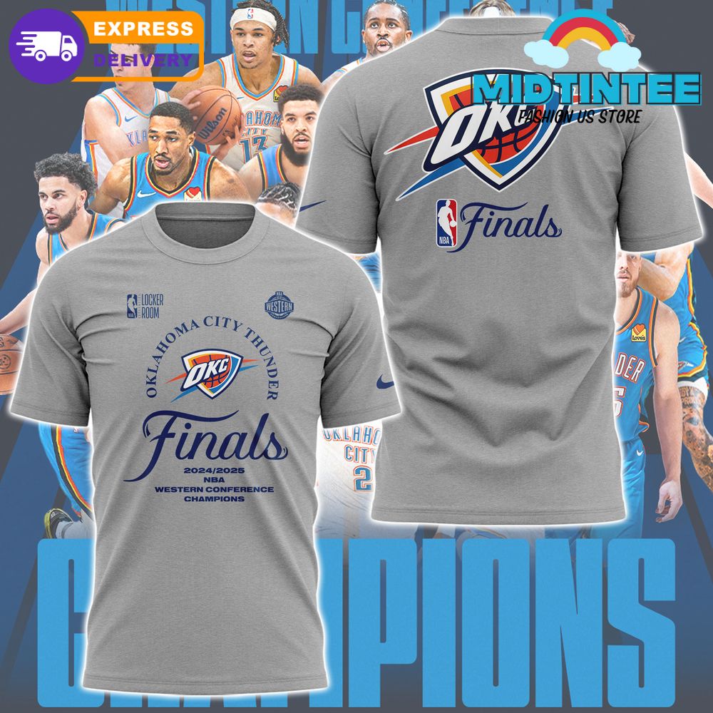 Oklahoma City Thunder 2025 Western Conference Finals Champions Shirt
