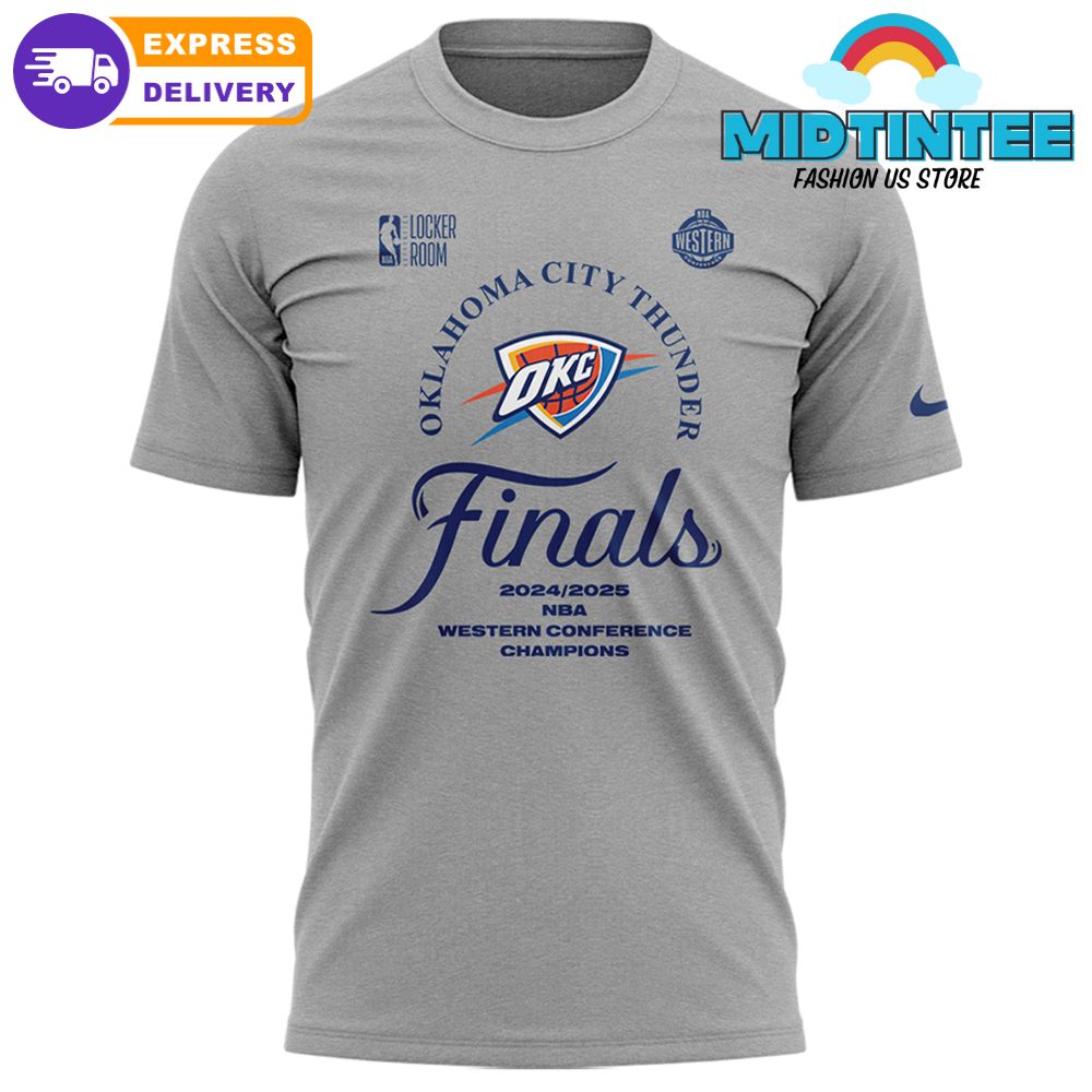 Oklahoma City Thunder 2025 Western Conference Finals Champions Shirt