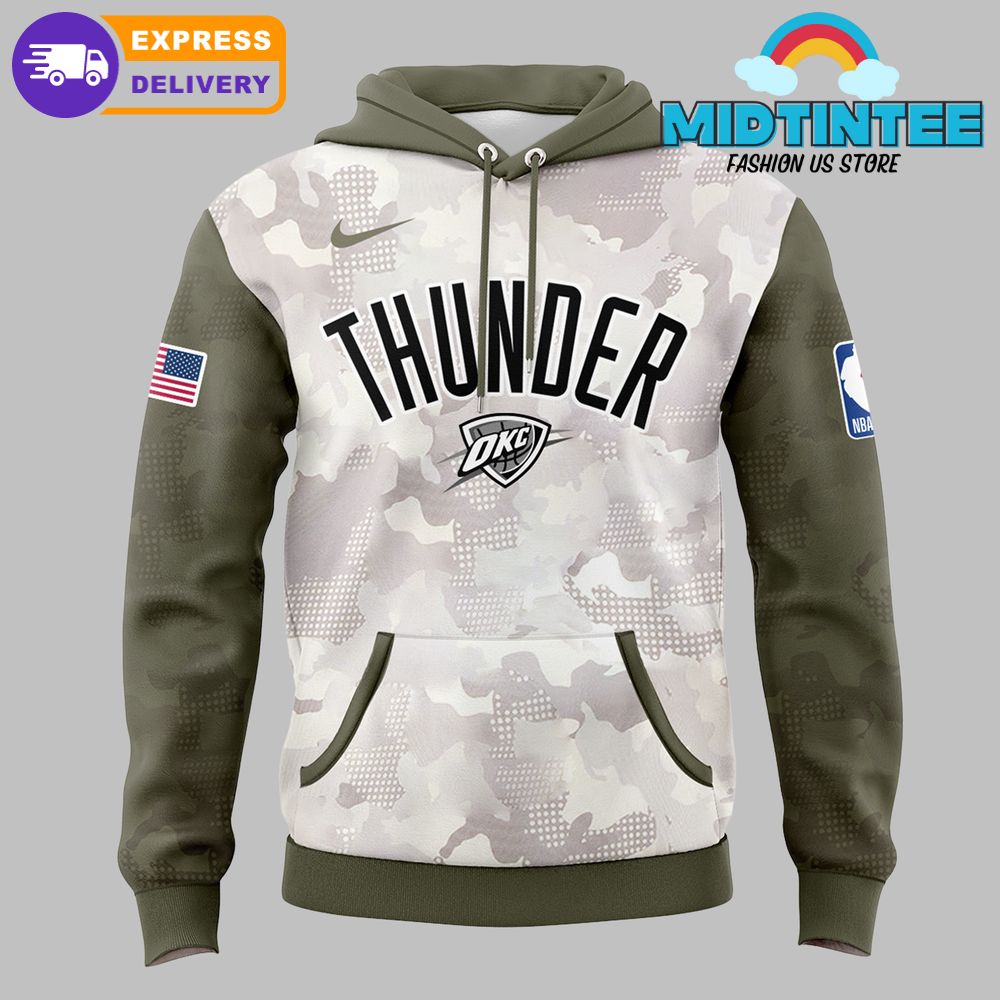 Oklahoma City Thunder NBA x Memorial Day 2025 Hoodie