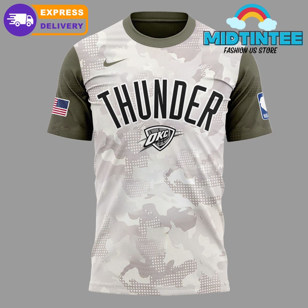 Oklahoma City Thunder NBA x Memorial Day 2025 Shirt