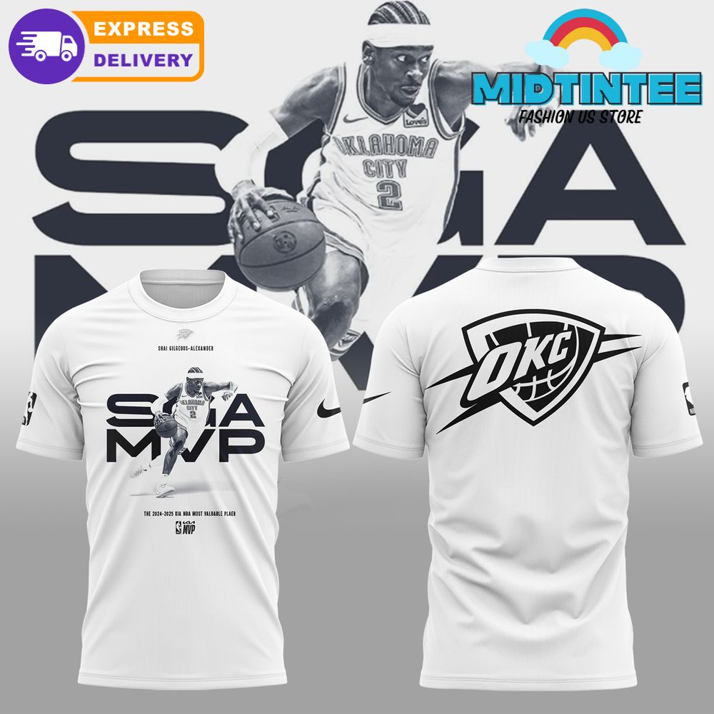 Oklahoma City Thunder Shai Gilgeous-Alexander NBA 2025 MVP Shirt