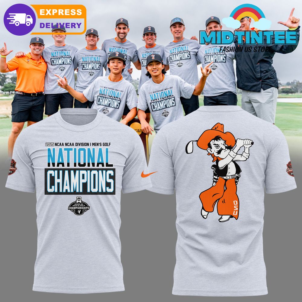 Oklahoma State Cowboys 2025 NCAA Men’s Golf National Champions Shirt