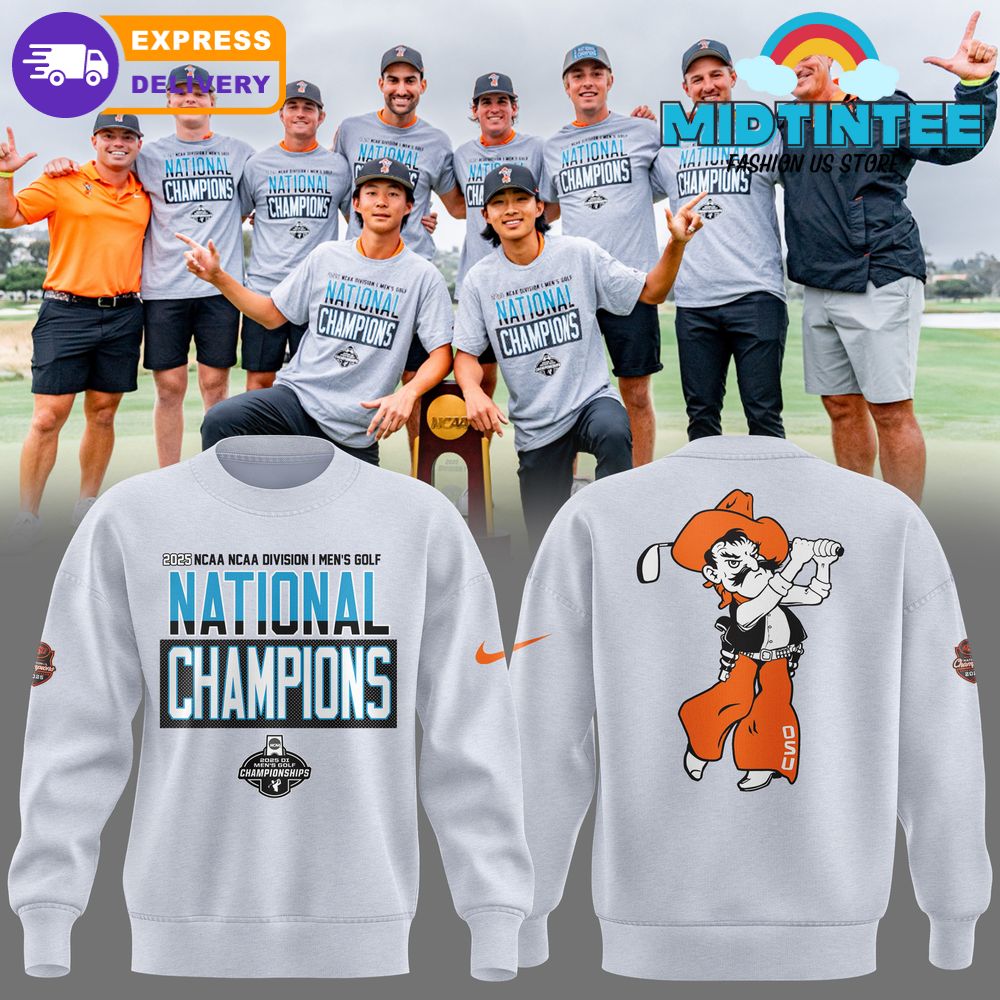 Oklahoma State Cowboys 2025 NCAA Men’s Golf National Champions Sweatshirt