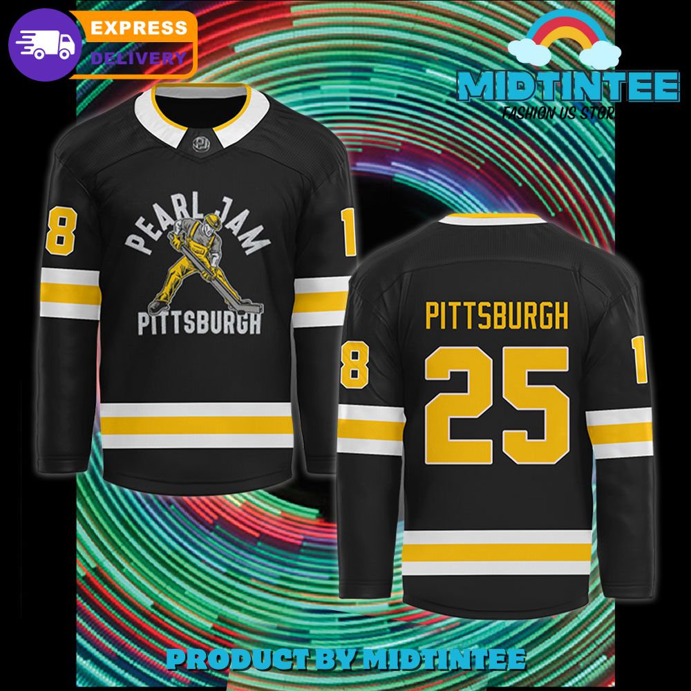 Pearl Jam “Dark Matter Tour” From Pittsburgh Hockey Jersey