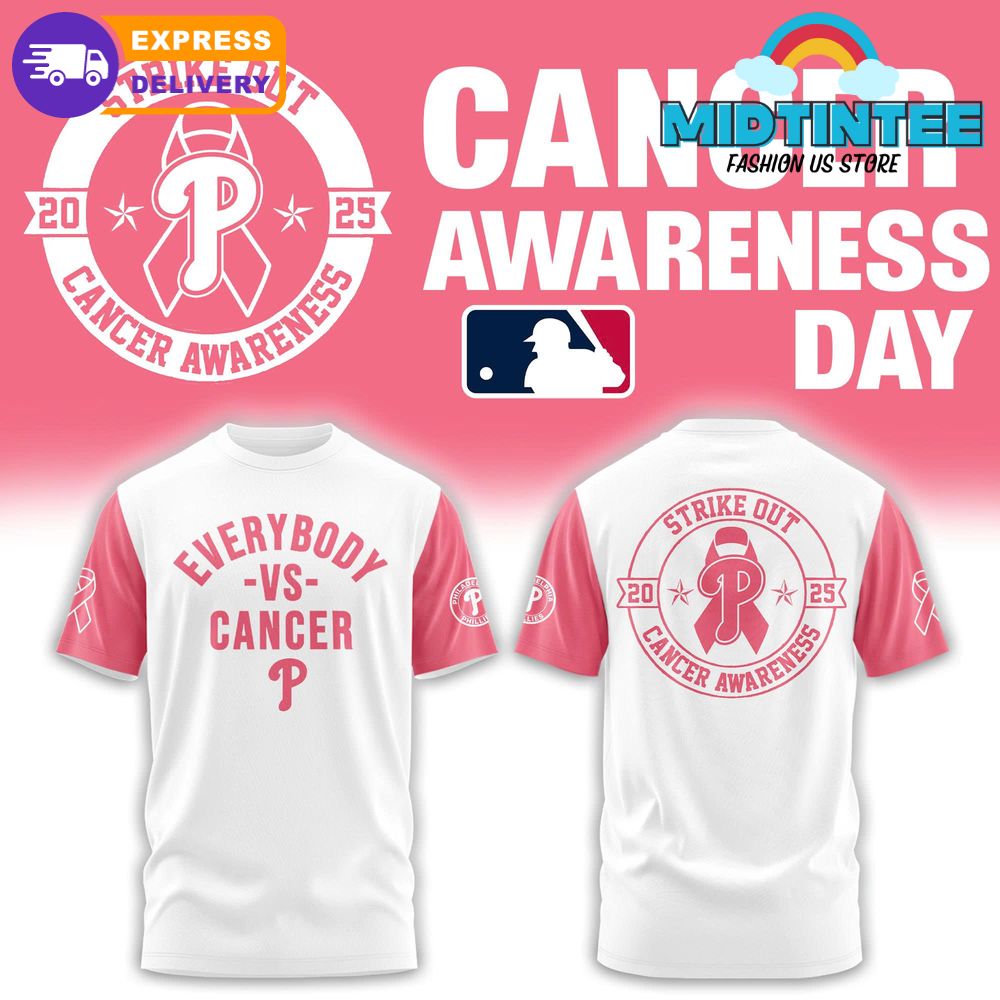 Philadelphia Phillies x Everybody vs Cancer Awareness Day 2025 Shirt