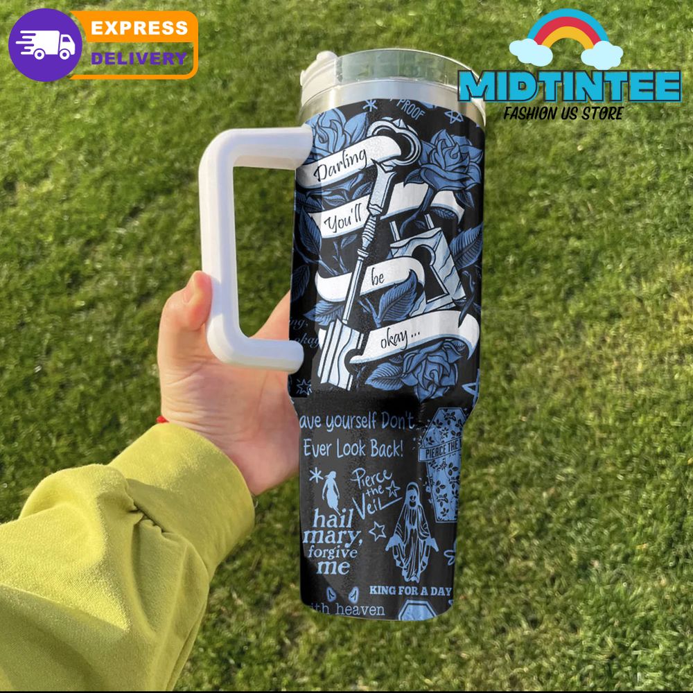 Pierce The Veil Stanley Tumbler Navy