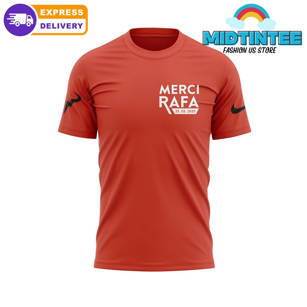 Rafa Nadal Roland Garros Tribute 2025 “Merci Rafa” Shirt
