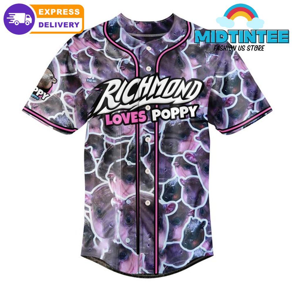 Richmond Flying Squirrels x Poppy Limited Edition Baseball Jersey