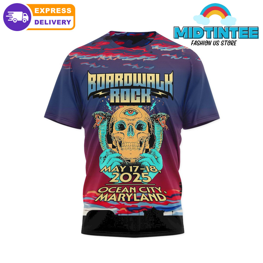 Rob Zombie Boardwalk Rock Festival 2025 Shirt