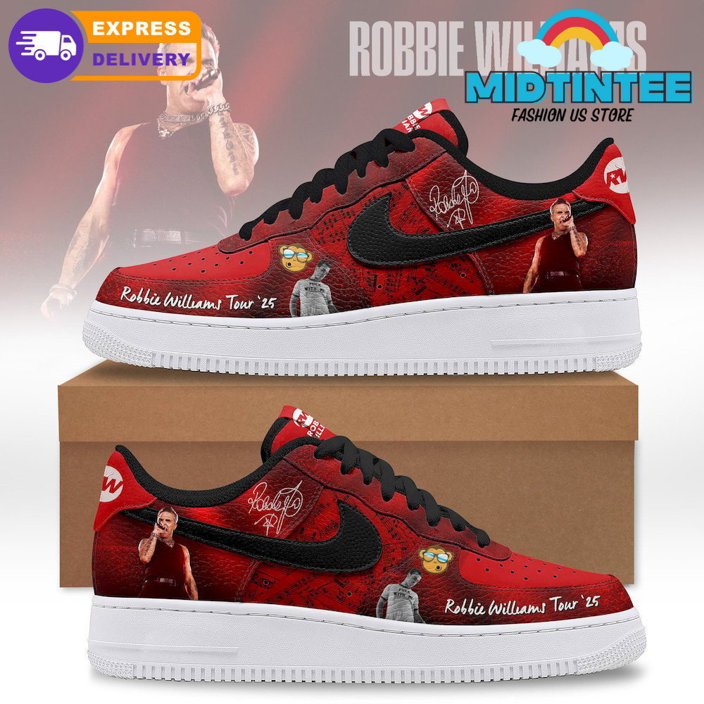 Robbie Williams Live 2025 Limited Edition Nike Air Force 1