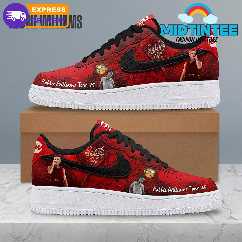 Robbie Williams Live 2025 Limited Edition Nike Air Force 1