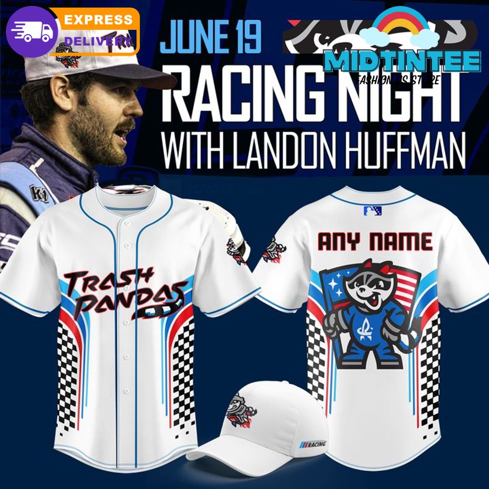 Rocket City Trash Pandas Racing Night With Landon Huffman 2025 Jersey