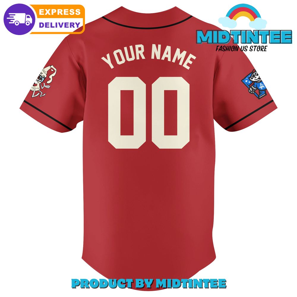 Rocket City Trash Pandas x Alabama White Sauce Baseball Jersey