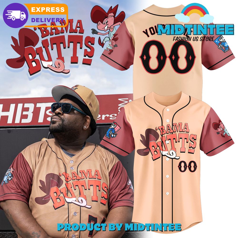 Rocket City Trash Pandas x Bama Butts Baseball Jersey